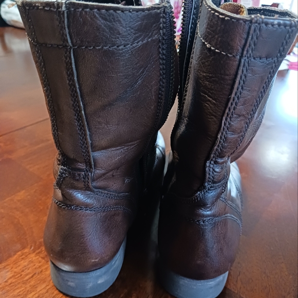 Steve Madden Troopa Leather Boots - Picture 3 of 6